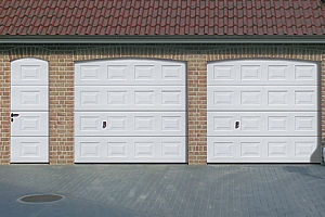 s panel and matching side door in white woodgrain finish